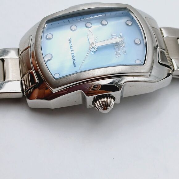 INVICTA Special Edition LUPAH 23170 Stainless Steel Rectangle Dial Watch Blue - Picture 5 of 15